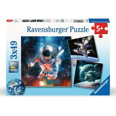 Ravensburger Puzzle, Space Adventure – 3x49 Teile