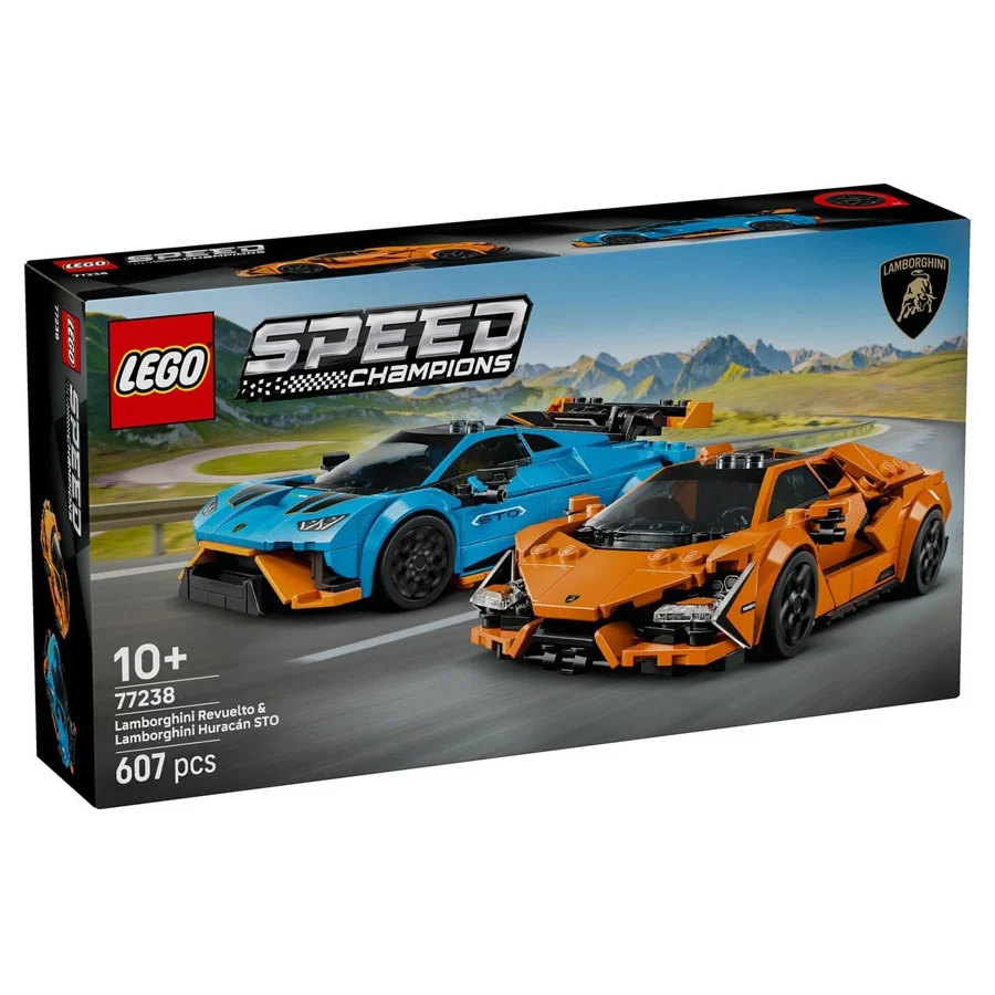 LEGO® SPEED Lamborghini Revuelto und Huracán STO