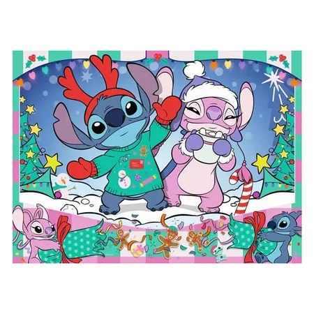 Ravensburger Puzzle, Stitch's Weihnachten – 100 Teile