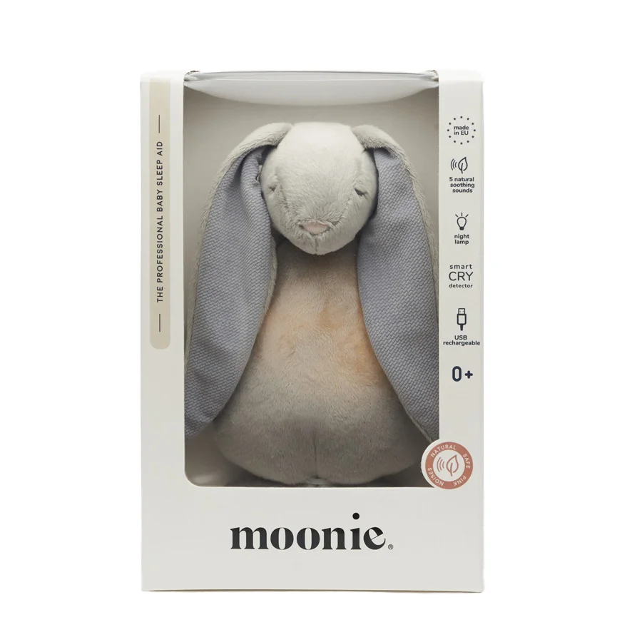 Moonie 2.0 The Humming Kaninchen mit Lampe, silver