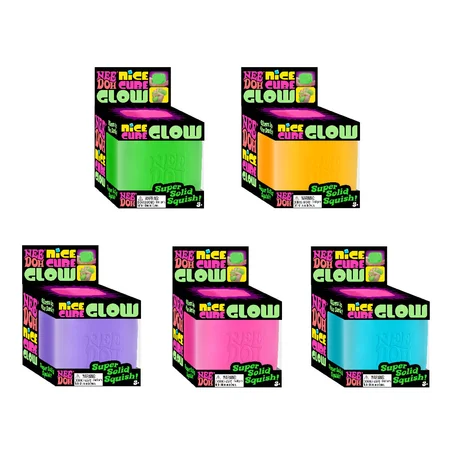 Needoh Nice Cube Glow, verschiedene Varianten