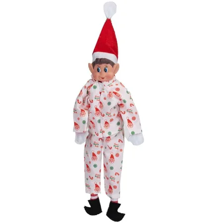 Elves Behavin' Badly, Alfe Design Pyjamas - Weiß