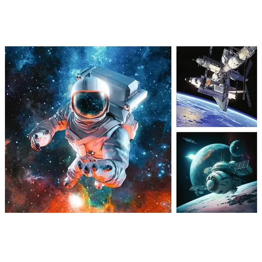 Ravensburger Puzzle, Space Adventure – 3x49 Teile