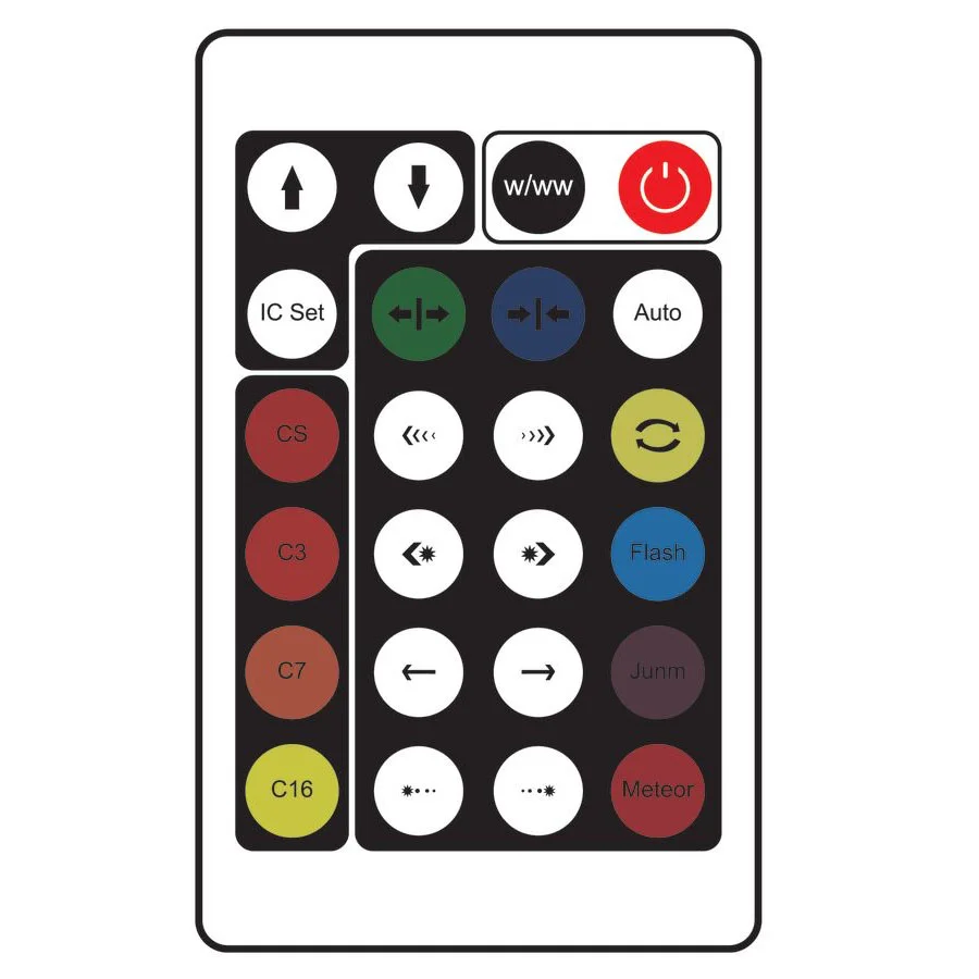 Lalarma Magic Glow Spejl, Stor Ramme