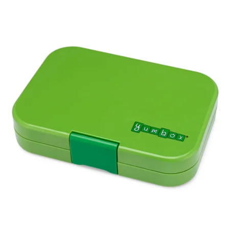 Yumbox Original Lunchbox mit 6 Fächern, jurassic green - funny monsters tray