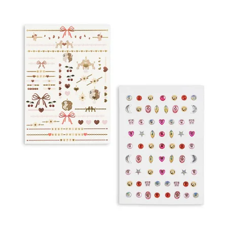 Konges Sløjd Tattoo- und Schmuckstein-Set, Heart Mix
