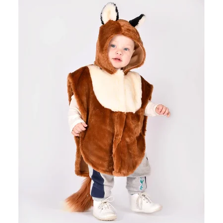 Den Goda Fen Fluffy Fuchs Cape - Verkleidung