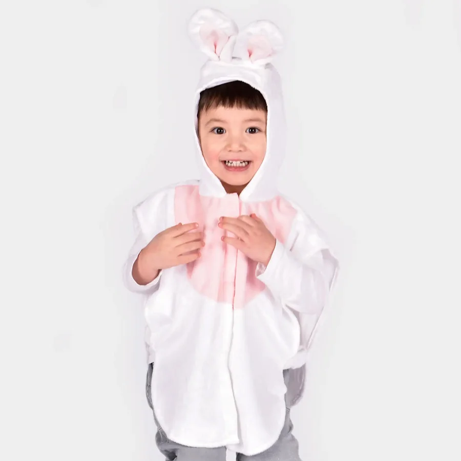 Den Goda Fen Kostüm - Hasenmantel 1-4 Jahre