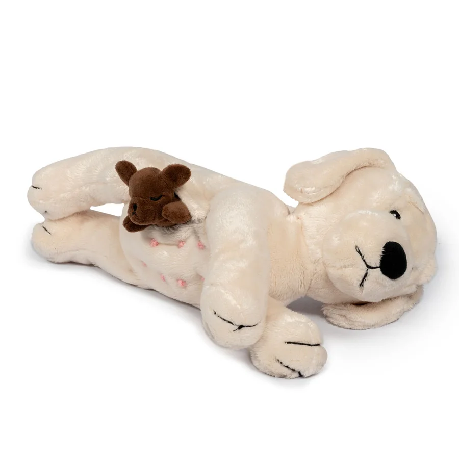 byASTRUP® Plüschhund mit Welpen