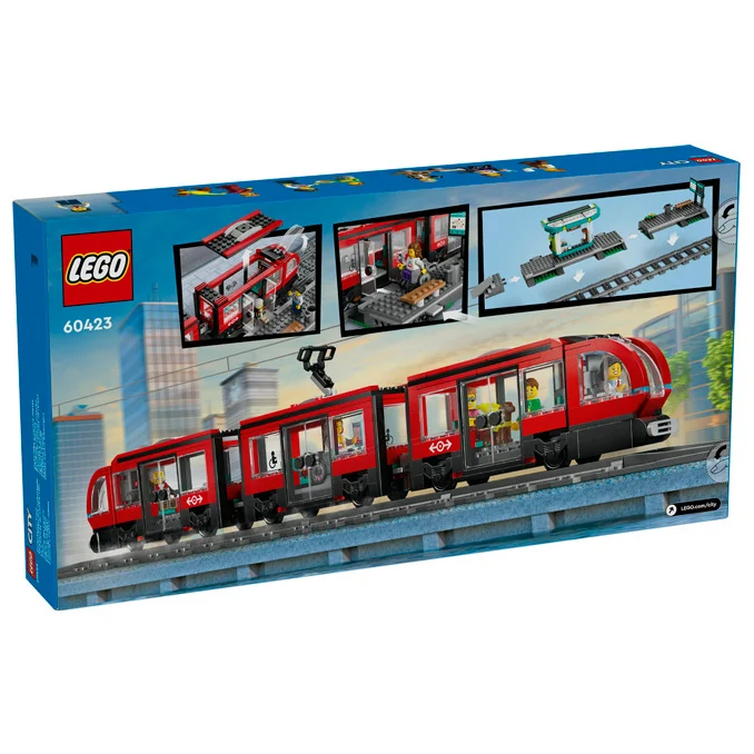 LEGO® City Stadtbahn und Bahnhof