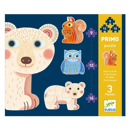 Djeco Puzzle, Waldtiere