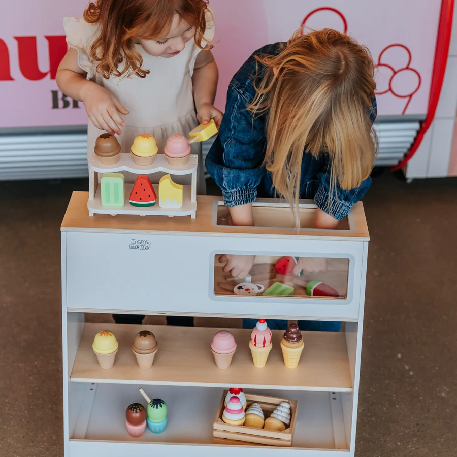 MAMAMEMO ® Ladentheke mit Gefrierschrank