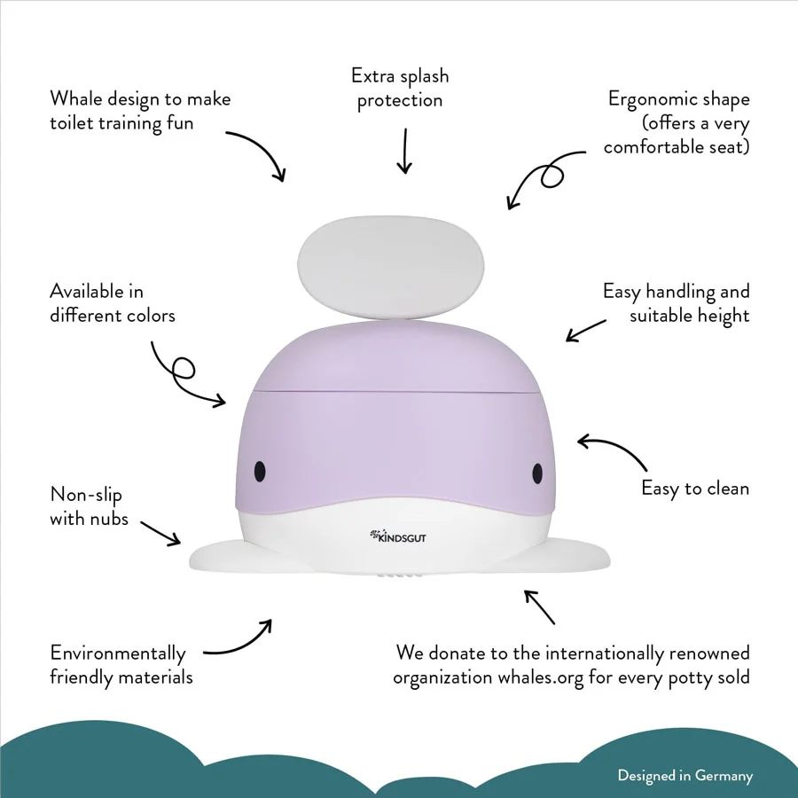 Kindsgut Kindertöpchen, Wal - Lilac