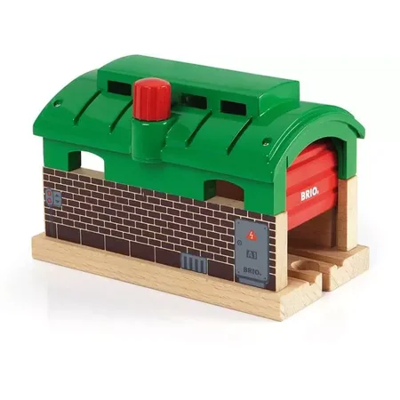 BRIO World Lokschuppen mit Rolltor