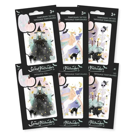 Great Pretenders Raven Hexen-Tattoos