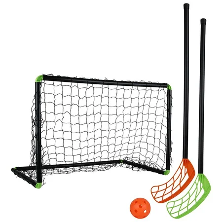 Stiga floorball sæt, 2 stave og mål