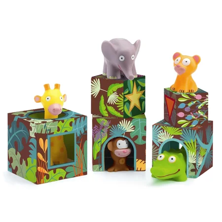 Djeco Stapelblöcke, Topelanijungle