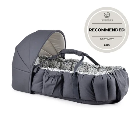 Sebra Verdeck für 3 in 1 Babynest, Blau-Olive
