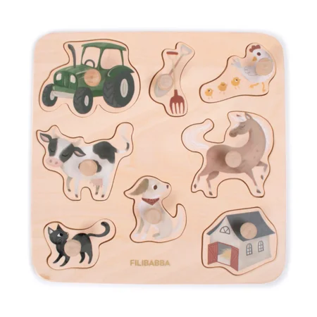 Filibabba træpuslespil, bondegården