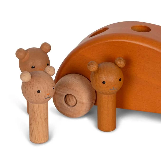 Konges Sløjd Pop-Up Holzauto, brown