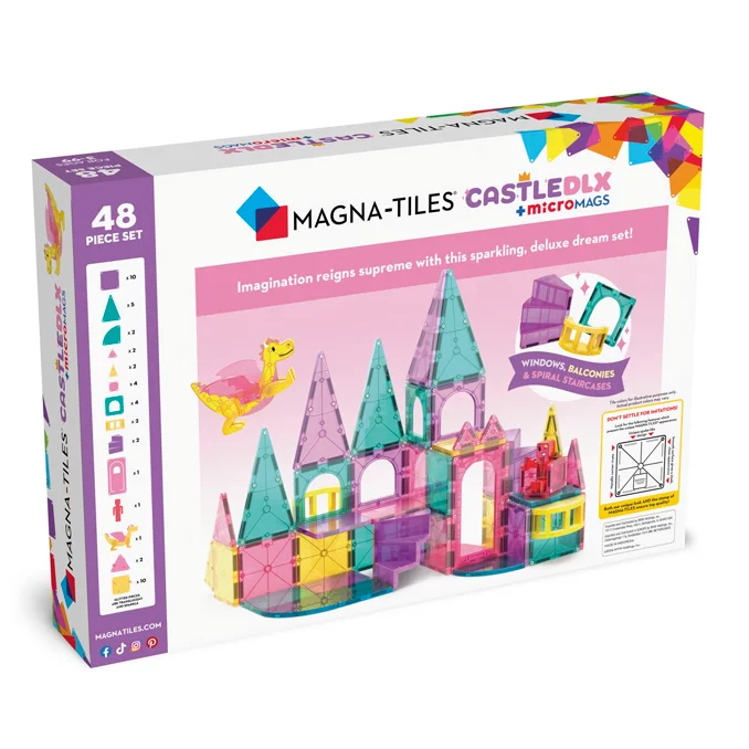 Magna-Tiles Deluxe Schloss 48 stk