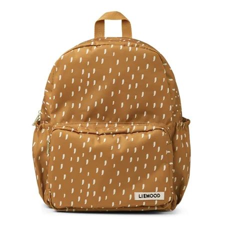 Schulrucksack, graphic stroke golden caramel, Liewood