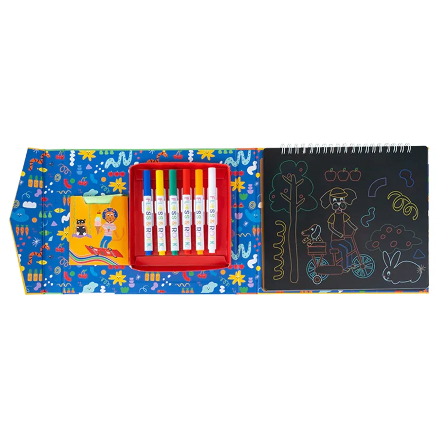 Tafel Skizzenbuch - Haustiere, Floss & Rock