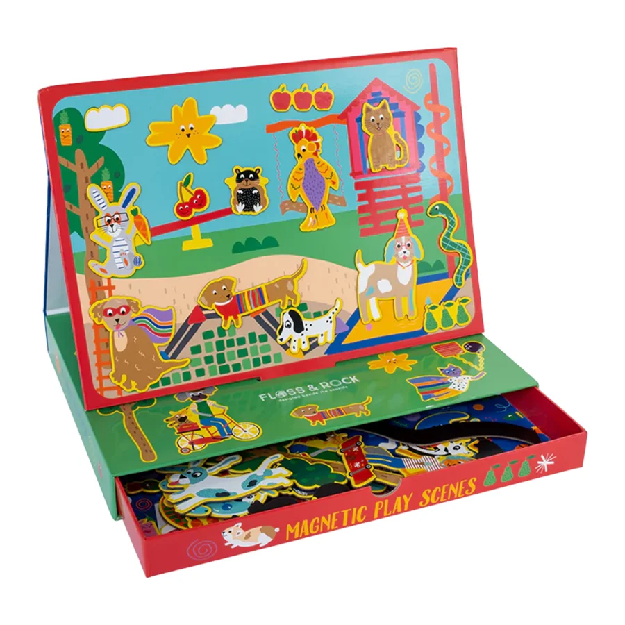 Magnetisches Spielset - Haustiere, Floss & Rock