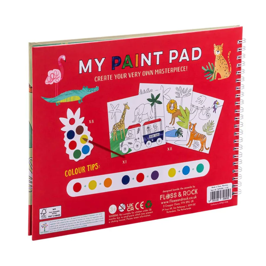 Mein Malbuch- Jungle, Floss & Rock