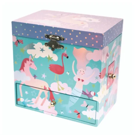 Schmuckschatulle mit 3 Schubladen - Fantasy, Floss & Rock
