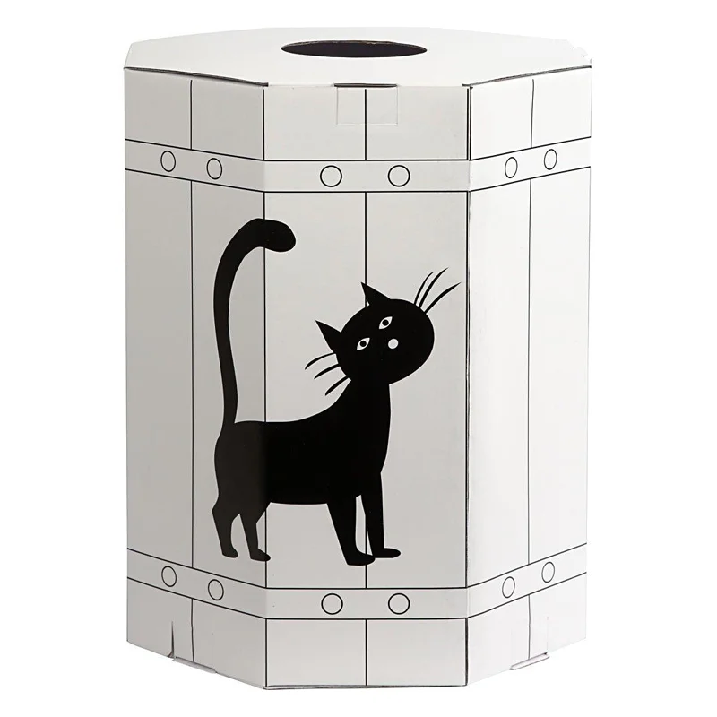 Karnevalsfass aus Pappe, 39 cm