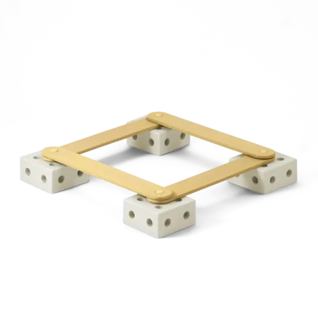 MODU Balancierbahn 17 Teile, Sand Grey/Honey Yellow