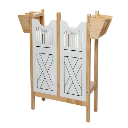 byASTRUP Pferdestall für 4 Steckenpferde