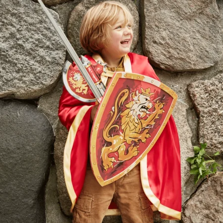 Liontouch Knight Line, Ritterschild, rot/gold