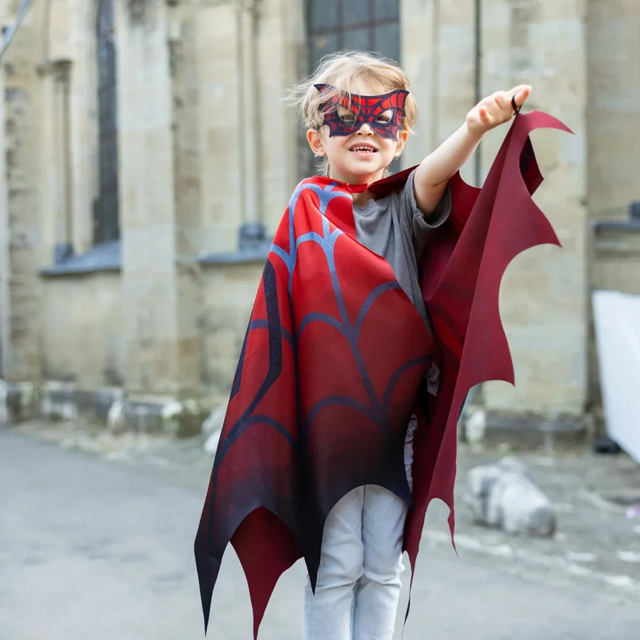 Great Pretenders Spinnencape & Maske