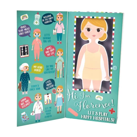 Magnetische Anziehpuppe - Florence, Floss & Rock