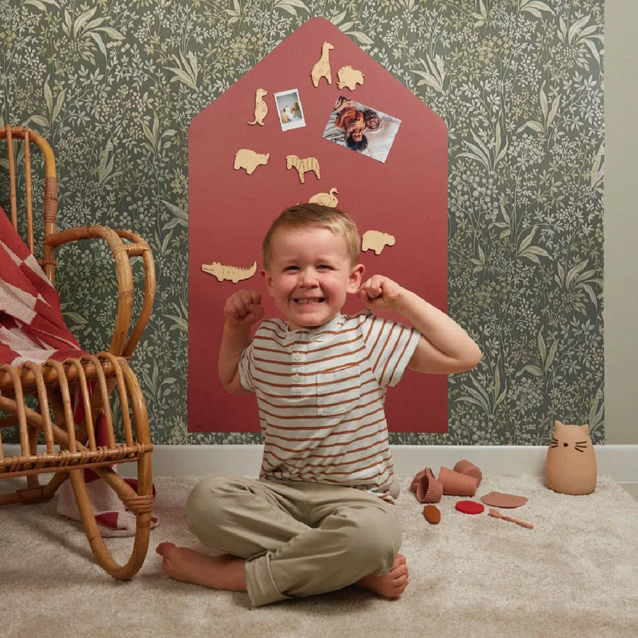 Ferflex® Magnettafel, hausförmig – Terrakotta