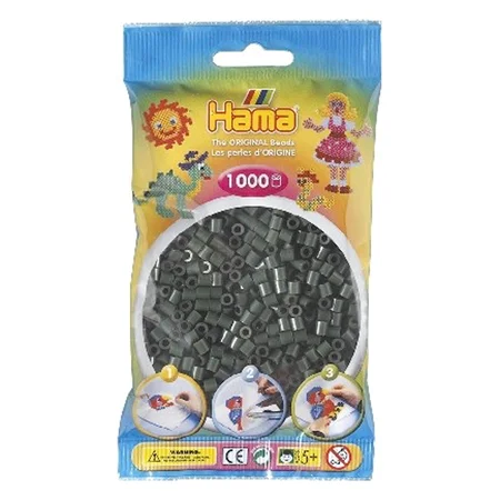 Hama Midi Bügelperlen 1000 Stück, olivgrün