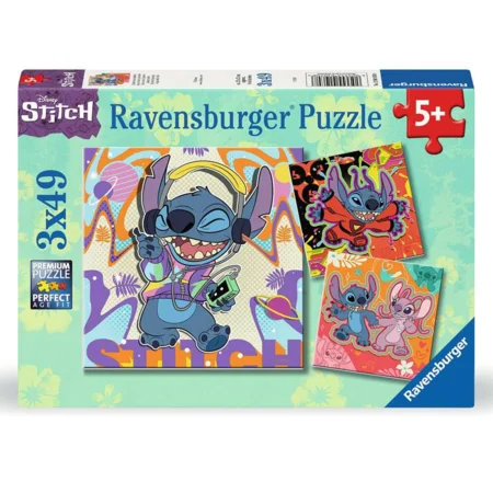 Disney Stitch-Puzzle, 3x49 Teile