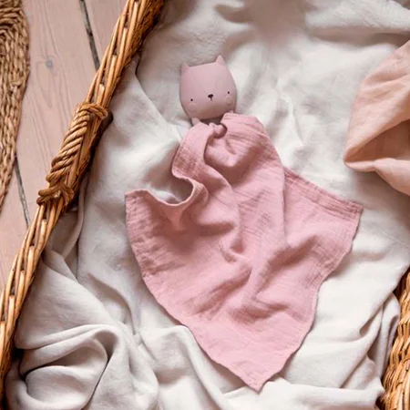 SEBRA Naturkautschuk Beissring und Schnuffeltuch, Eichhörnchen Zappy