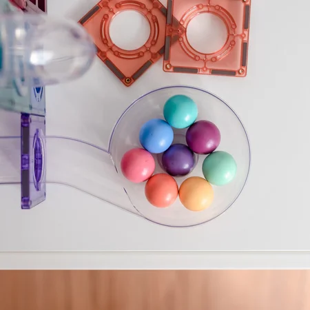 Connetix Magnet-Bausteine, Pastell Kugelbahn - 106 Teile