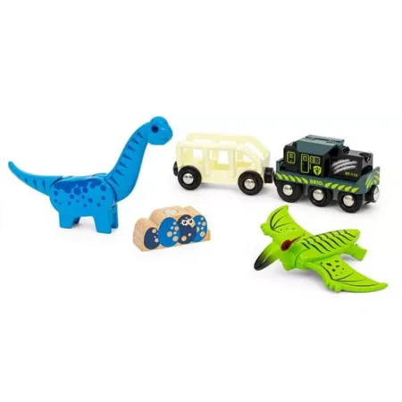 BRIO batteriebetriebener Zug mit Dinosaurier