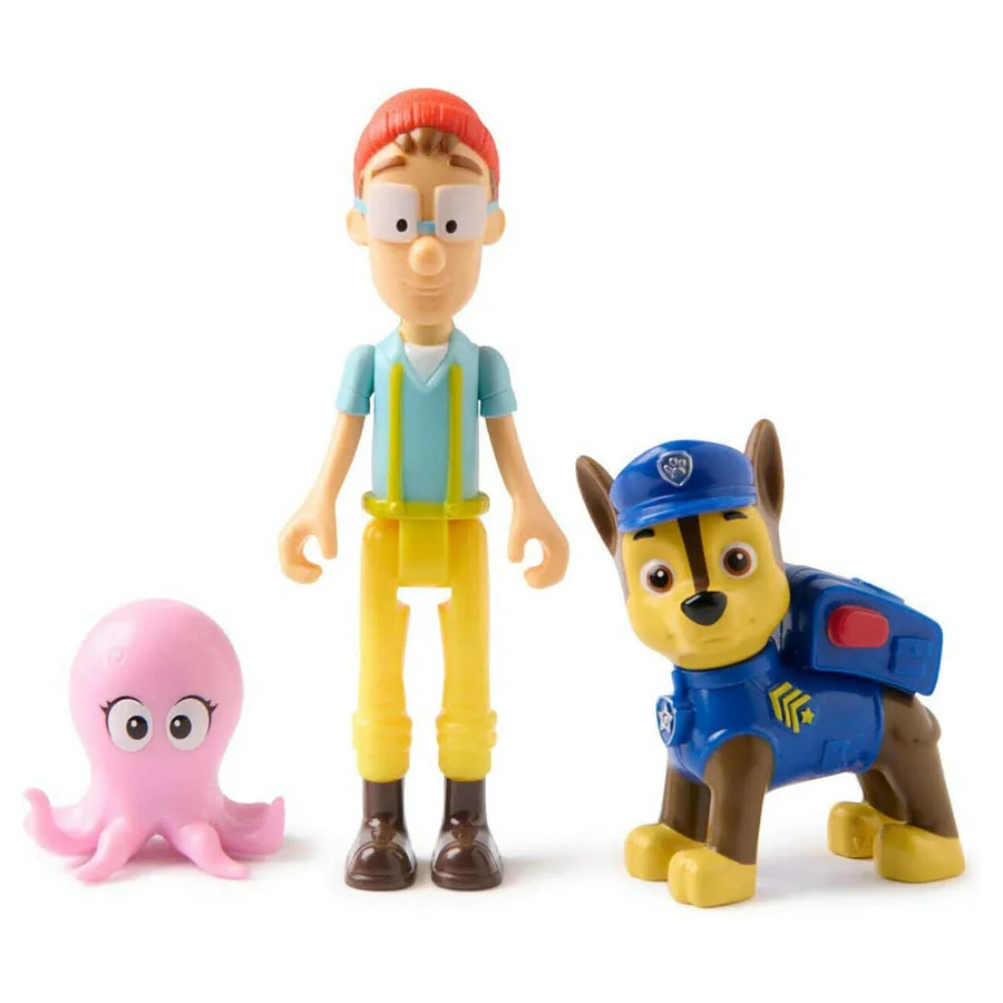 Paw Patrol Figur - Chase & Cap'n Turbot