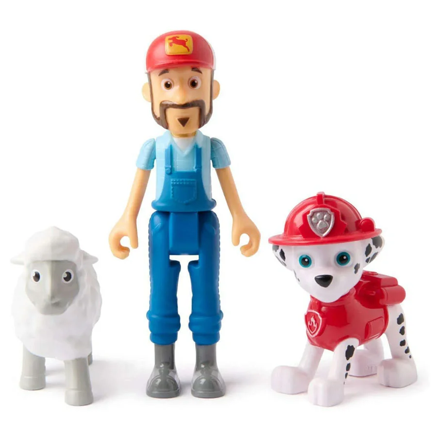 Paw Patrol Figuren - Marshall & Farmer Al