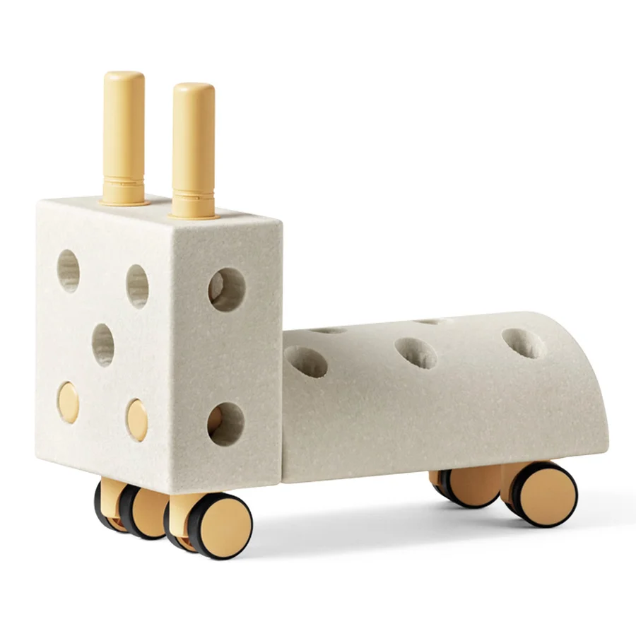 MODU Tiny Ride, 10 Teile - Sand Grey/Honey Yellow