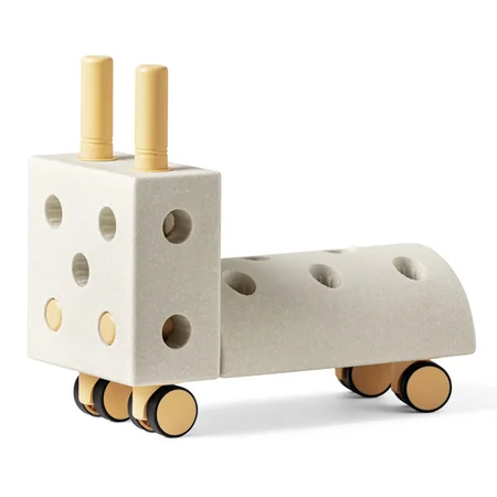 MODU Tiny Ride, 10 Teile - Sand Grey/Honey Yellow