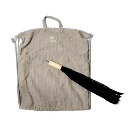 by Astrup Steckenpferd mit offenem Mund, braun