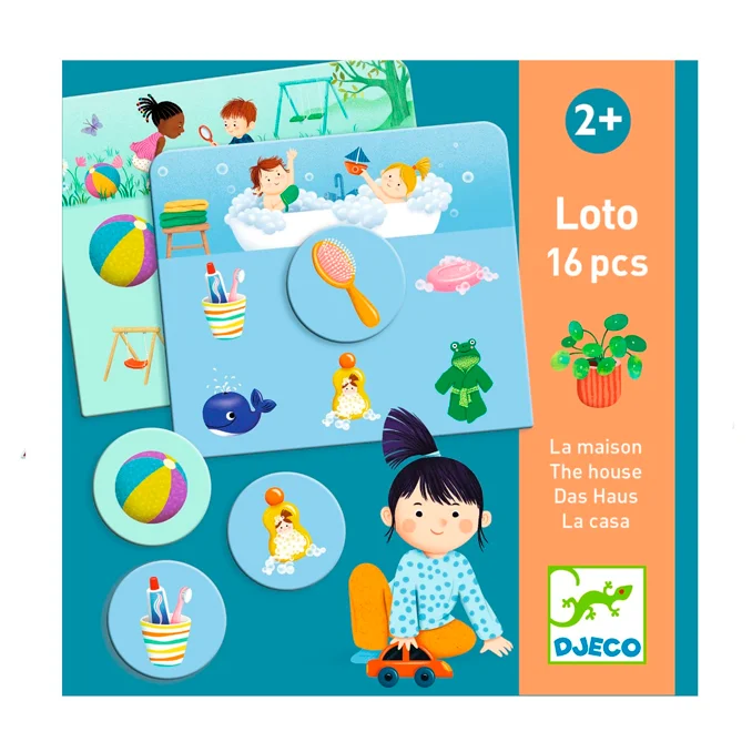Djeco Bilderlotterie, Mein Zuhause