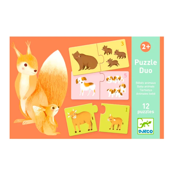 Djeco Lernspiel, Babytiere