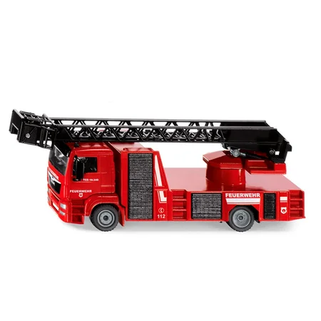 Siku MAN Feuerwehrfahrzeug mit Leiterwagen 1:50